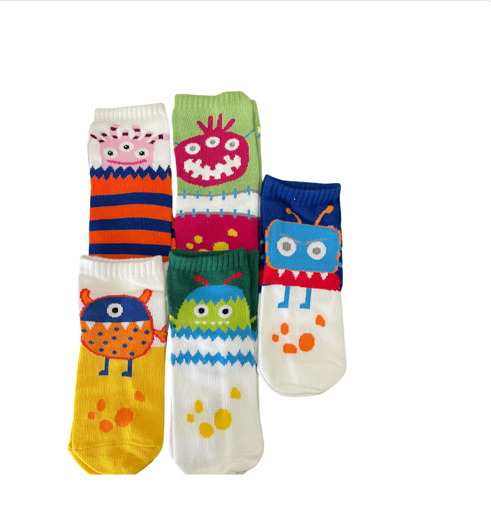 Love Lin Monster Ankle Socks
