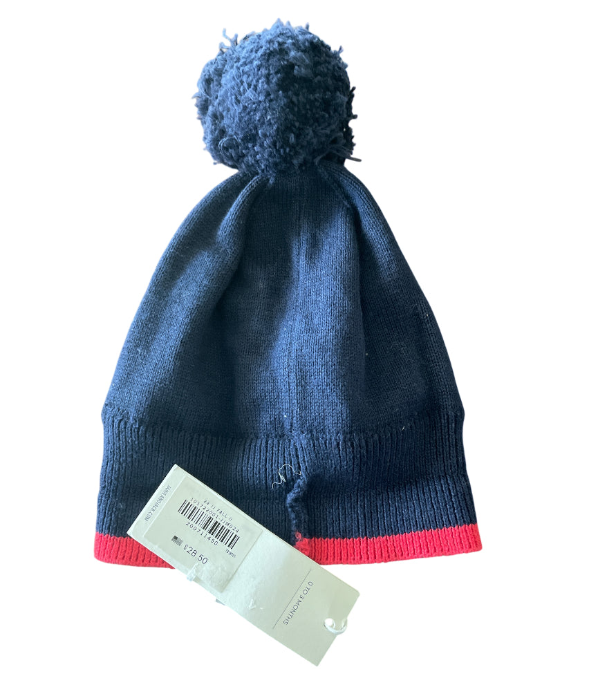 Janie and Jack French Bulldog beanie (0-3 months)