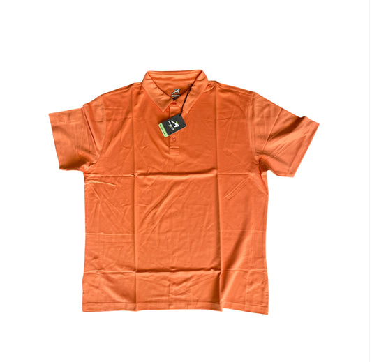 Ahead USA men's golf polo shirt in the "Soft Tropicana" orange (Large)