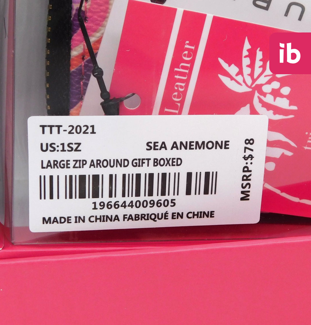 TRINA TURK Pink Sea Anemone Wallet