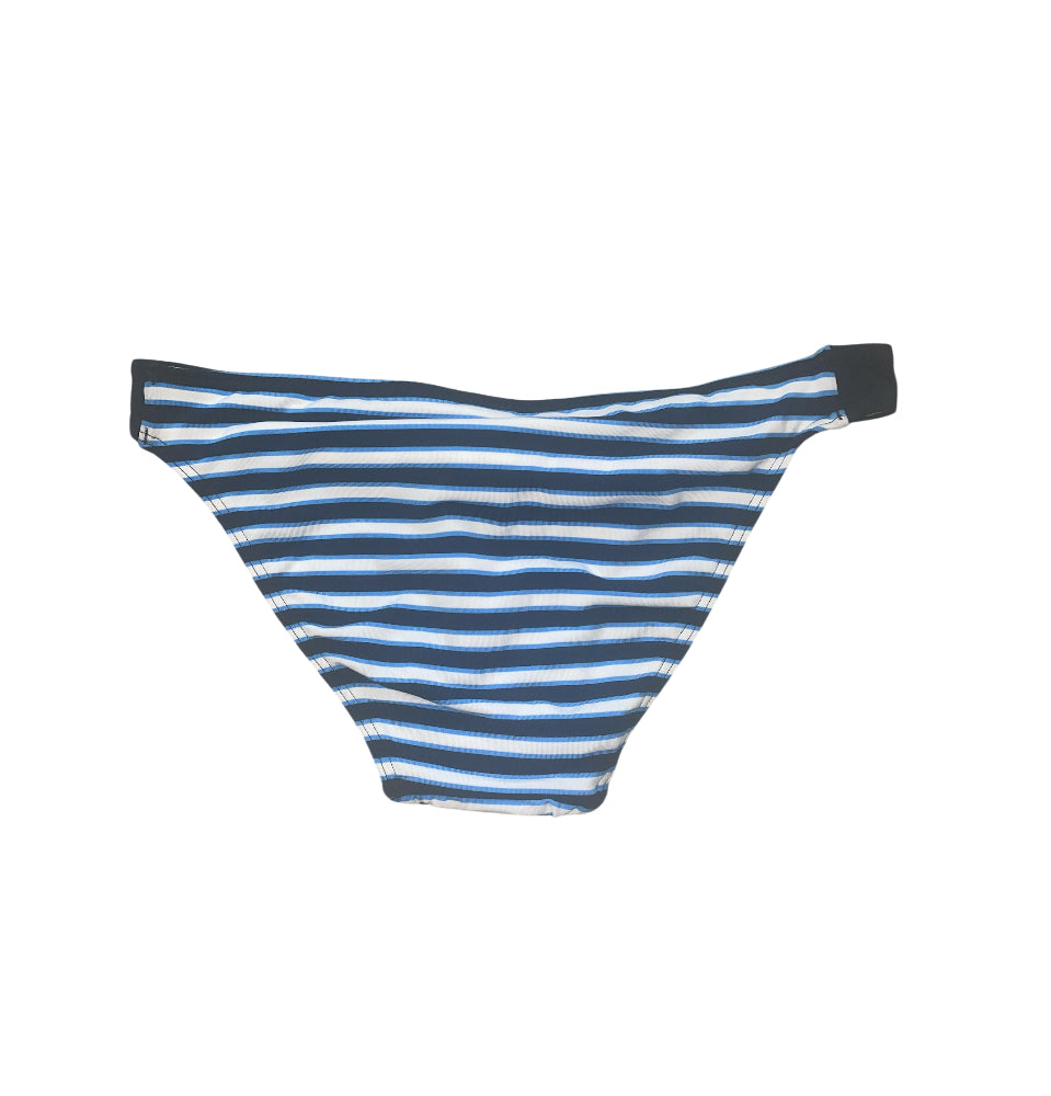 Jets Australia by Jessika Allen Blue Striped Bikini Bottoms.(10)