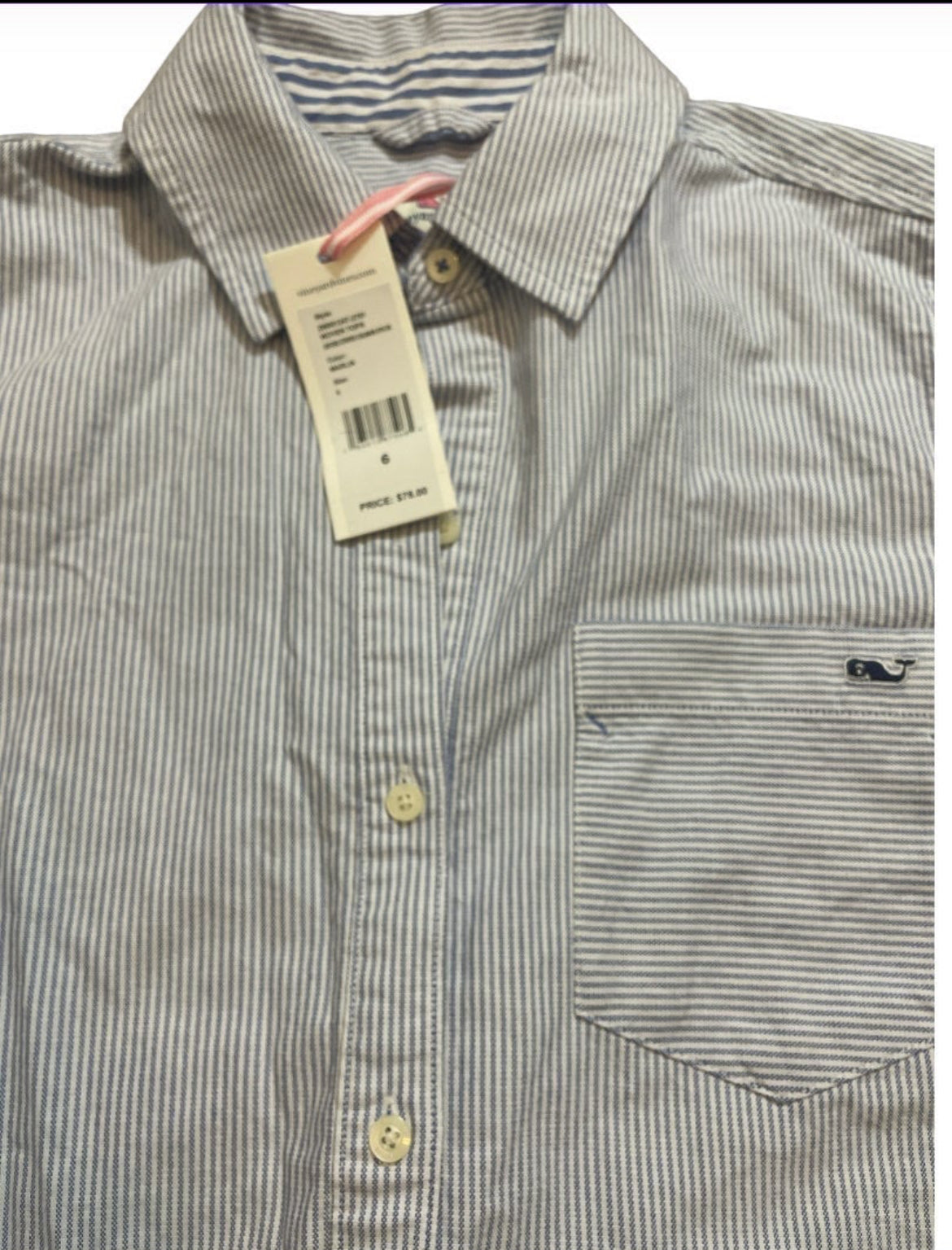 Vineyard Vines Oxford Striped Chillmark Button Down (6)
