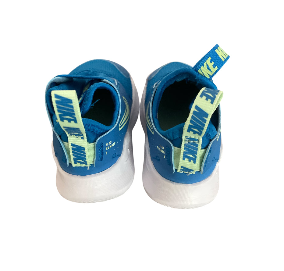 Nike Blue/ Vapor Green Flex Runner 3
