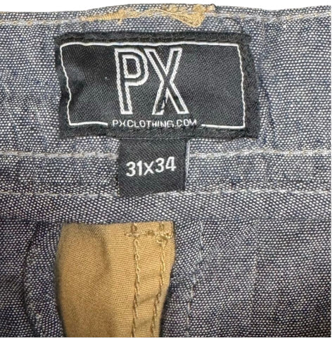 PX Clothing Tan Straight Fit Chino (31x34)