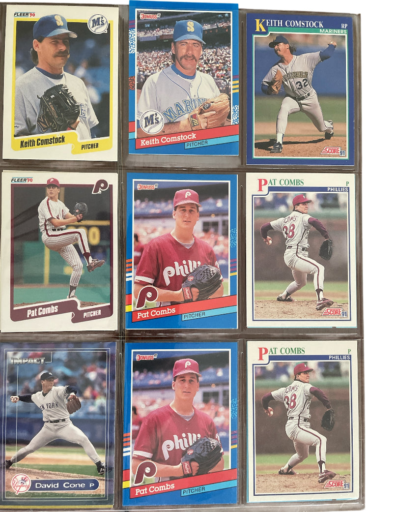 Baseball Trading Card Lot 90+ Cards