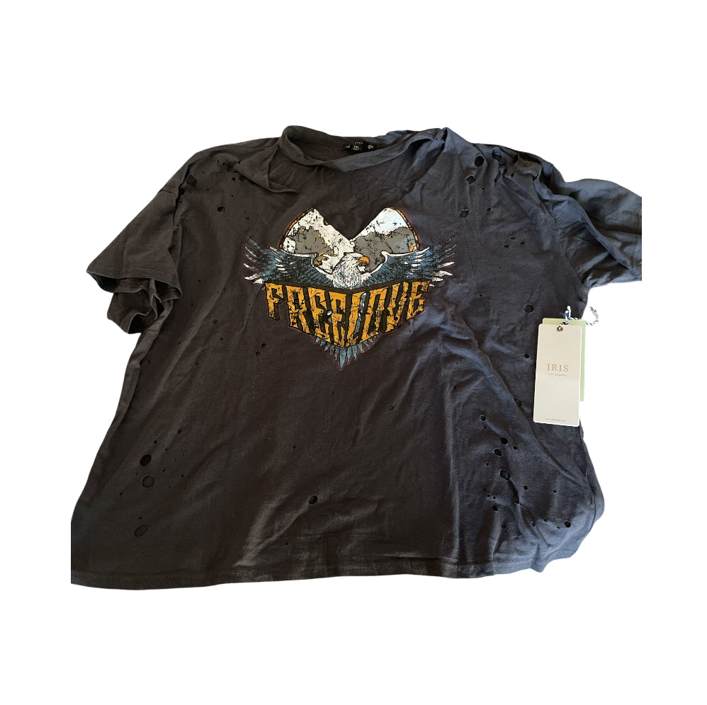 IRIS Los Angeles Freelove Distressed Tee (1x)