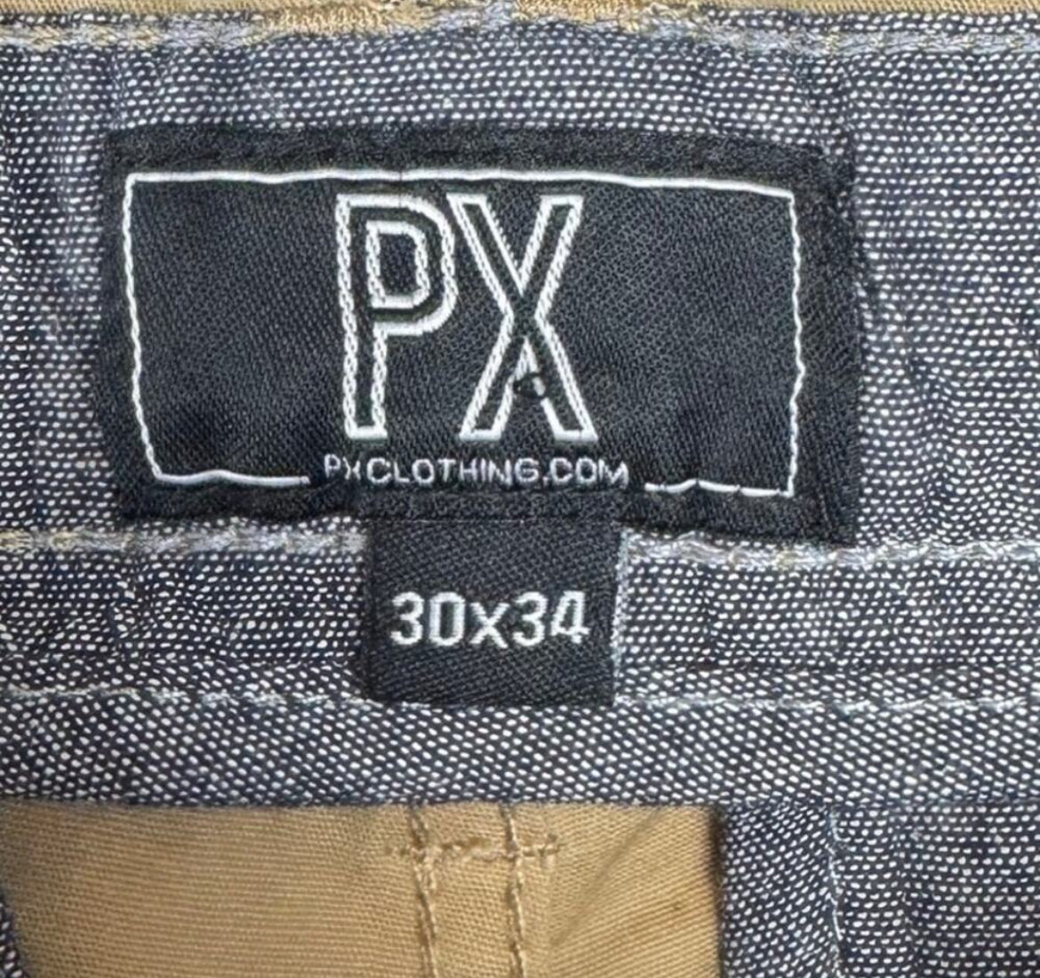 PX Premium Xpress Tan Straight Fit Chinos (30x34)