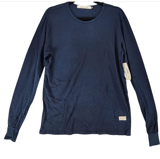 Kinetix Navy Heather Long Sleeve Tee (Small)