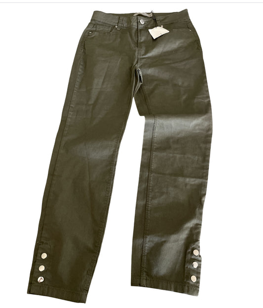 Piazza Italia Olive Green Chinos (6)