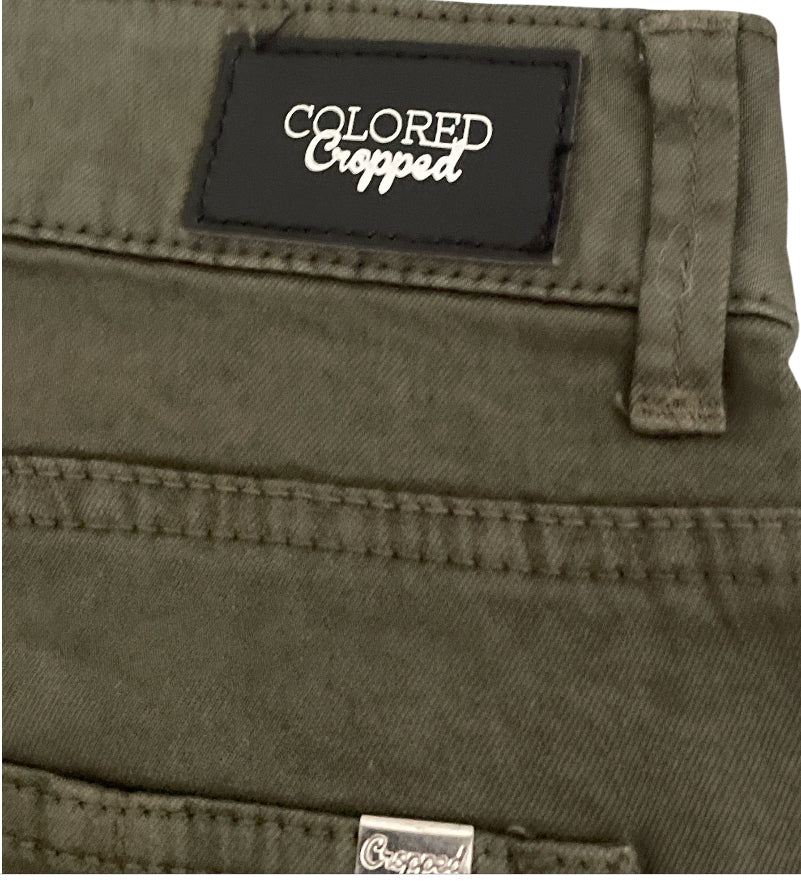 Piazza Italia Olive Green Chinos (6)