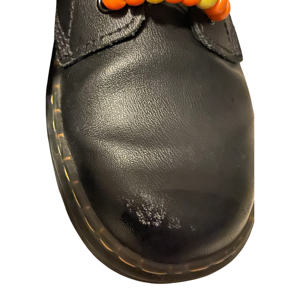 Dr. Martens Combat Boots featuring Beaded Lace Decorations (3)
