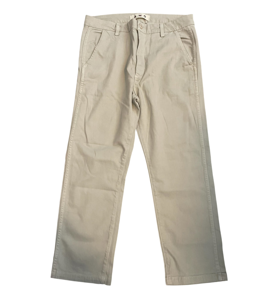 Amo Light Khaki Chino Trousers (30)