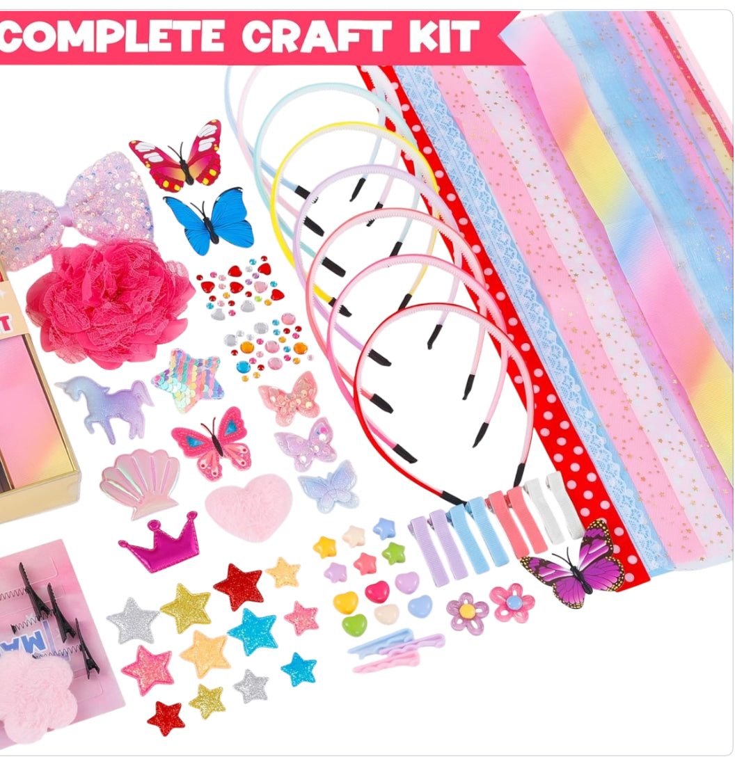 Headband Making Kit + Unicorn Pouch