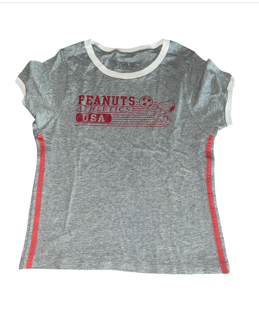 Peanuts Athletics Crew Neck Tee