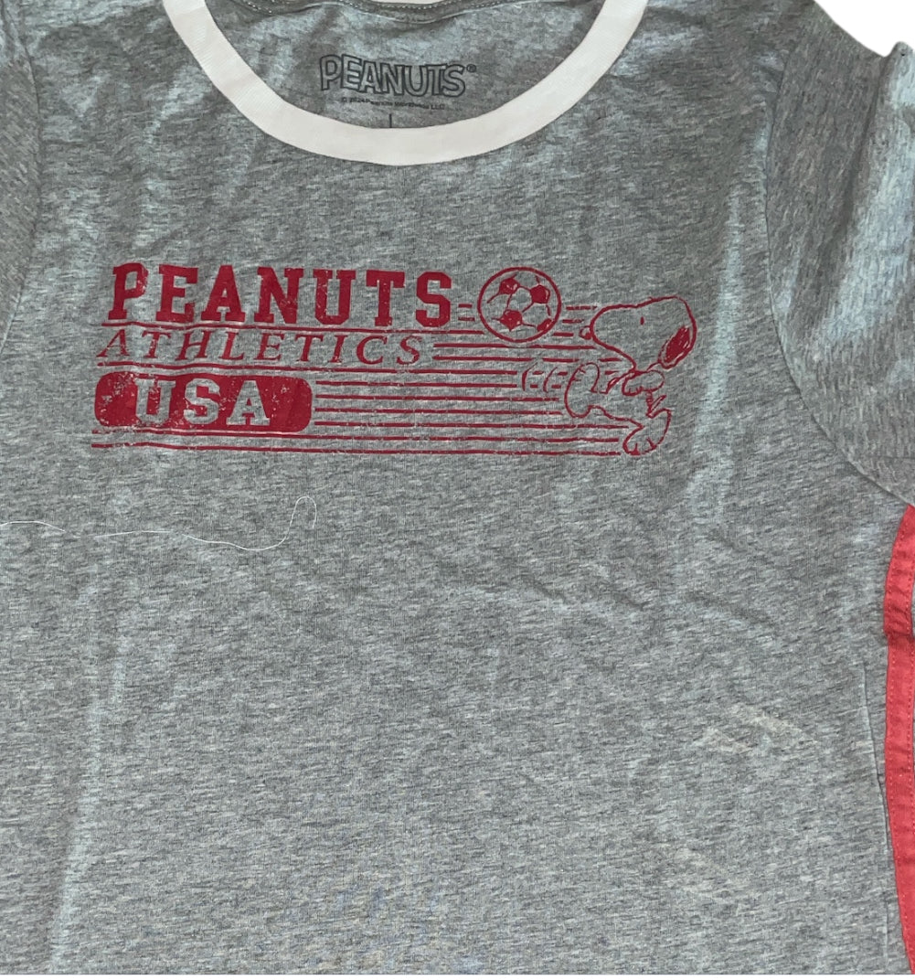 Peanuts Athletics Crew Neck Tee