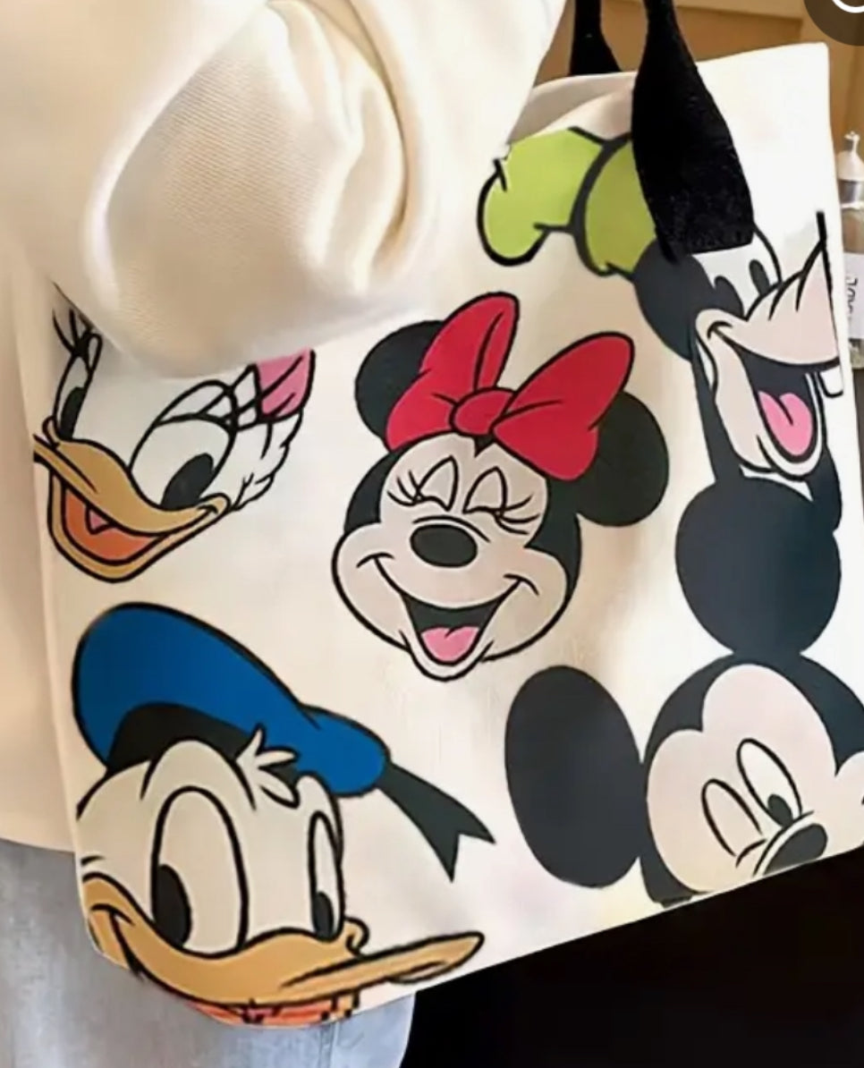 Mickey & Friends Canvas Tote Bag