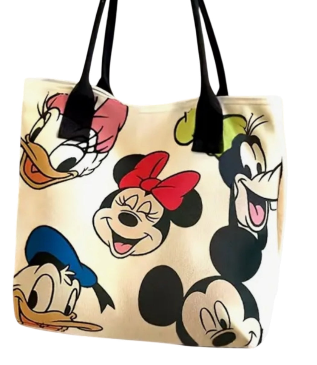 Mickey & Friends Canvas Tote Bag