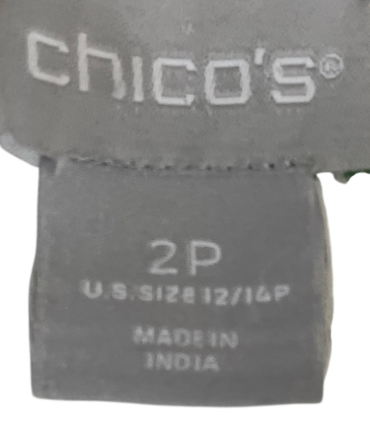 Chico’s Boho Embroidered Peasant Top (2P)