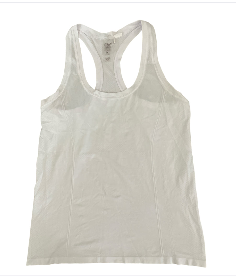 Calia White Racerback Tank (Medium)