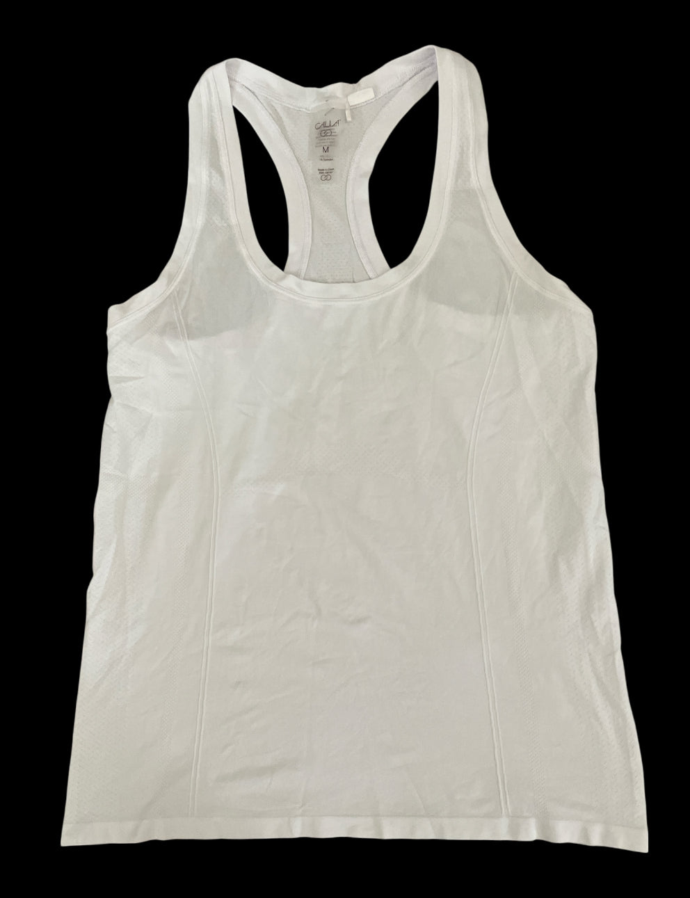 Calia White Racerback Tank (Medium)