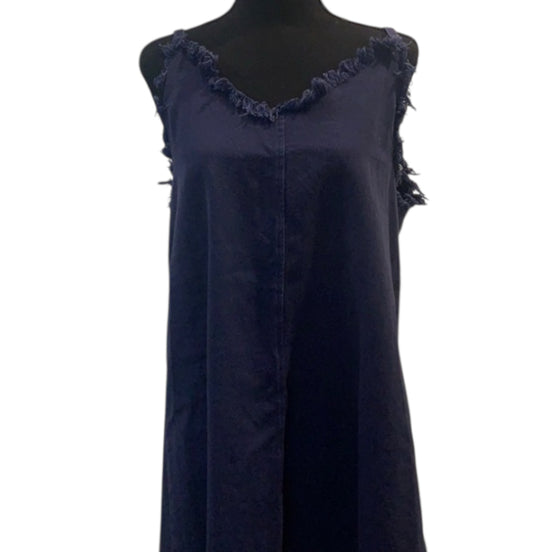 Sadie & Sage Woven Navy Dress (Small)