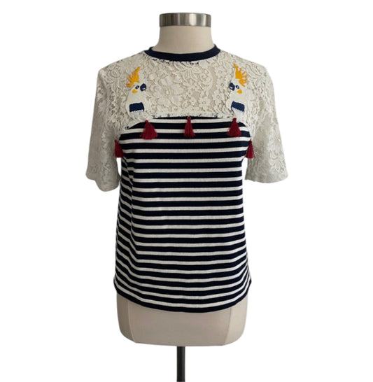 Anthropologie Betina Embellished Top (X-Large)