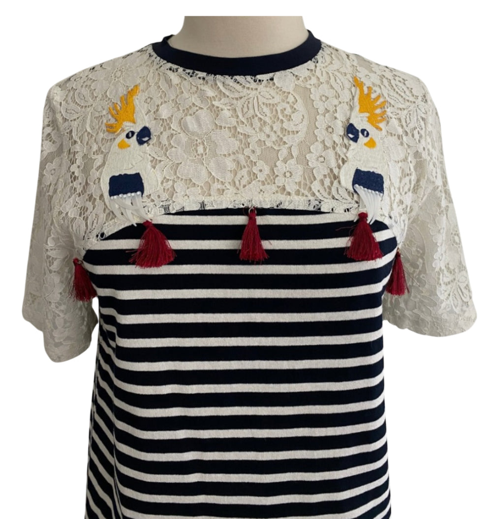 Anthropologie Betina Embellished Top (X-Large)