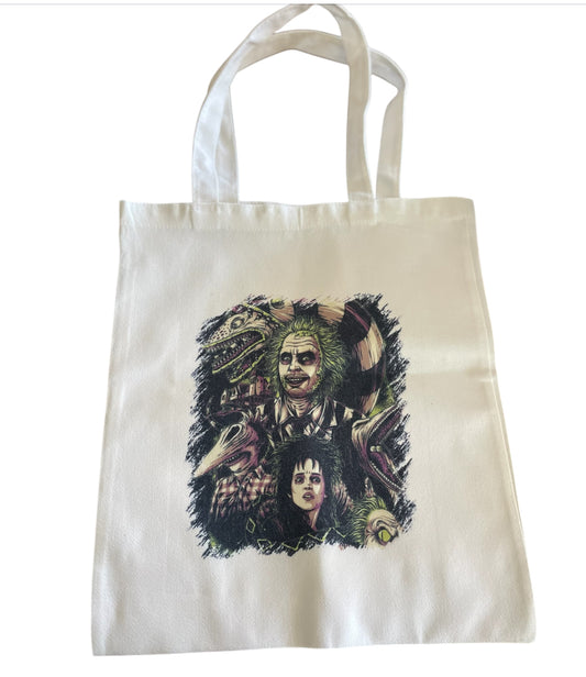 Beetlejuice Tribute Cotton Totebag