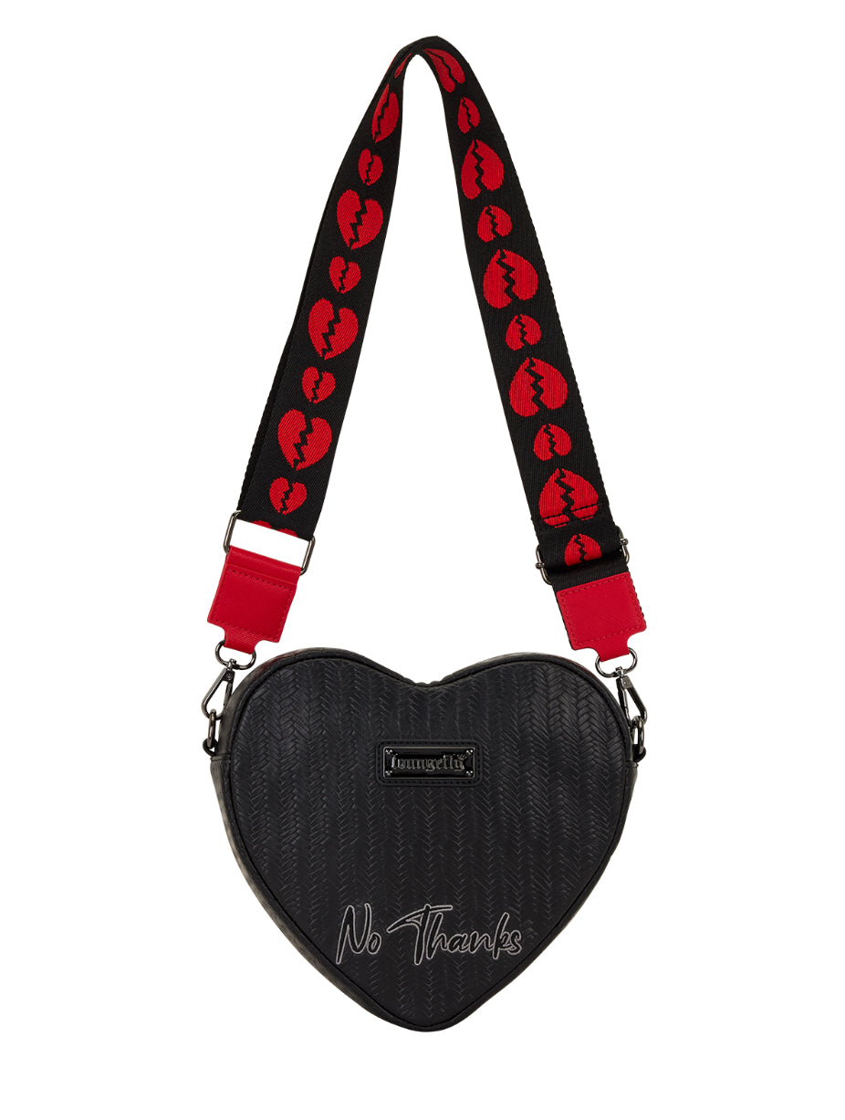 Loungefly Broken Heart Figural Crossbody Bag