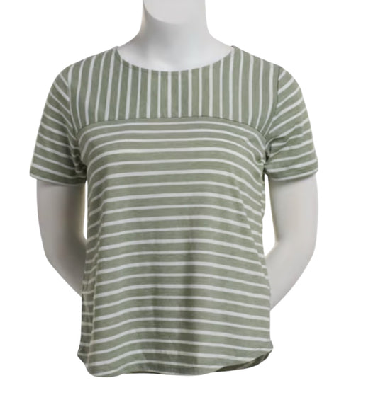 Hasting & Smith Short Sleeve Textured Stripe Tee (X-Large)