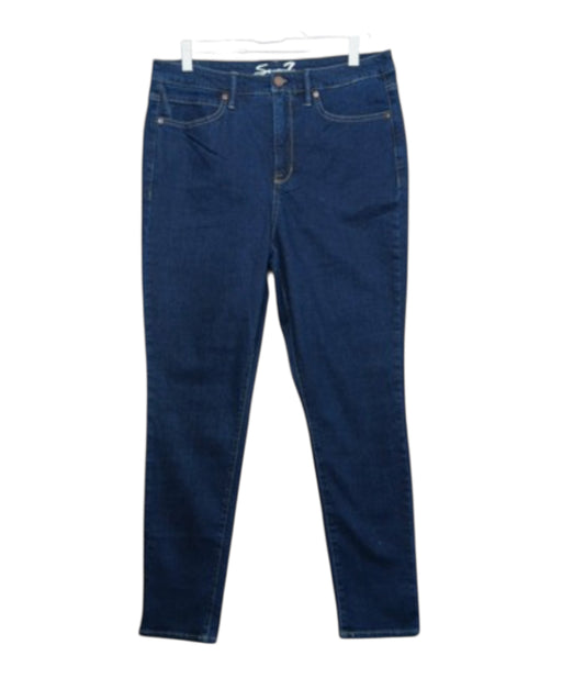 Seven7 Jeans Blue Argon High Rise Skinny Jeans (6)
