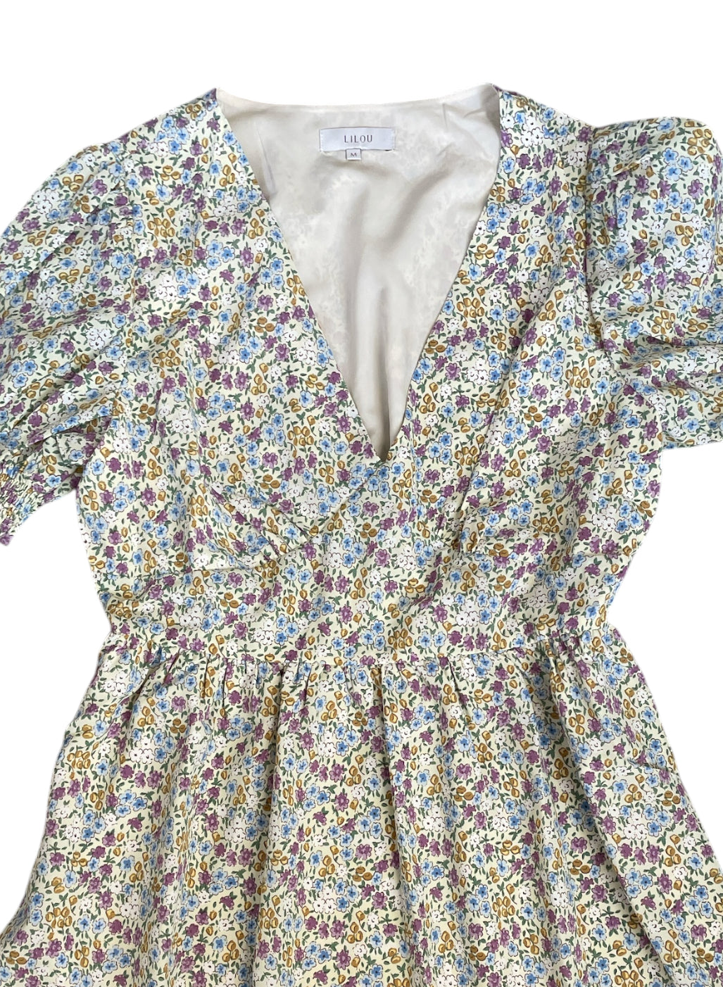 Lilou Floral Ditsy Print Dress (Small)