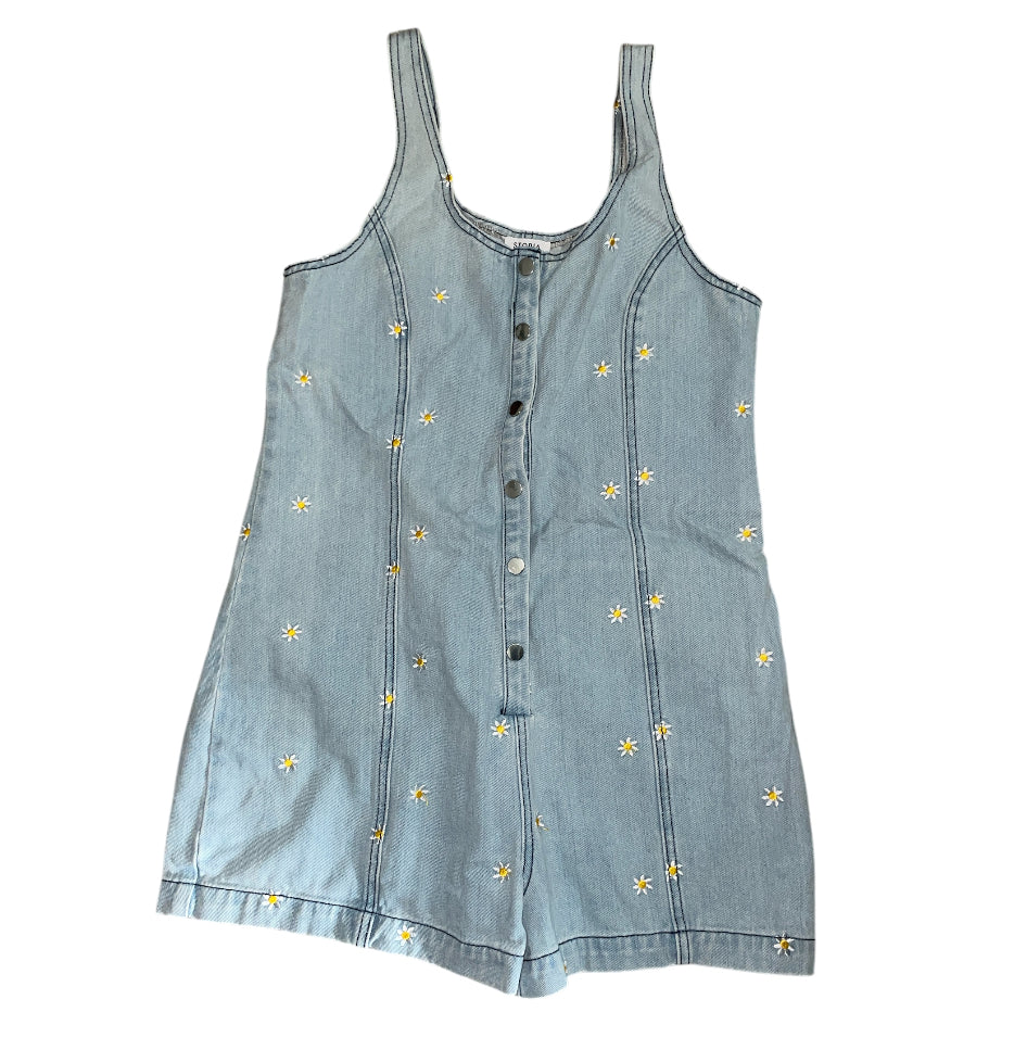 Storia Daisy Denim Romper (Large)