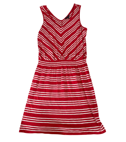Tommy Hilfiger Red and White Tanks Dress (X-Large)