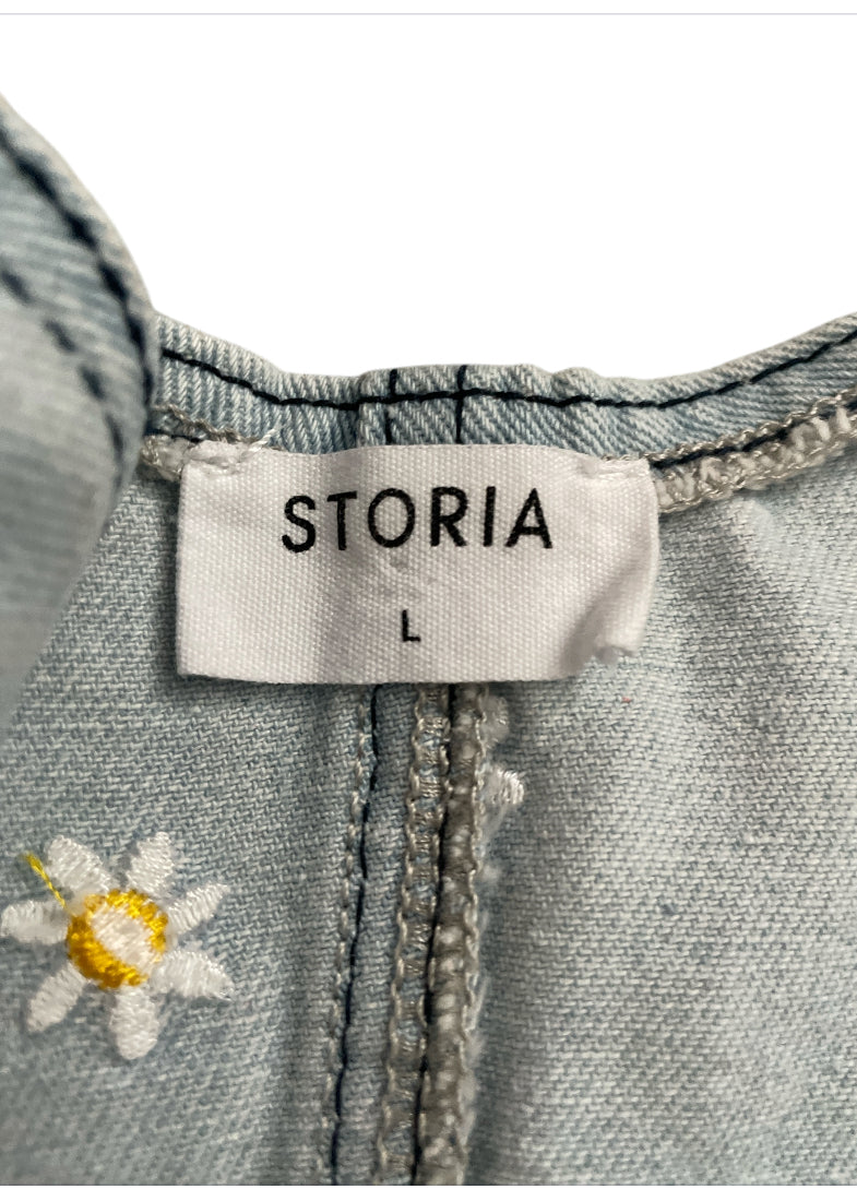 Storia Daisy Denim Romper (Large)