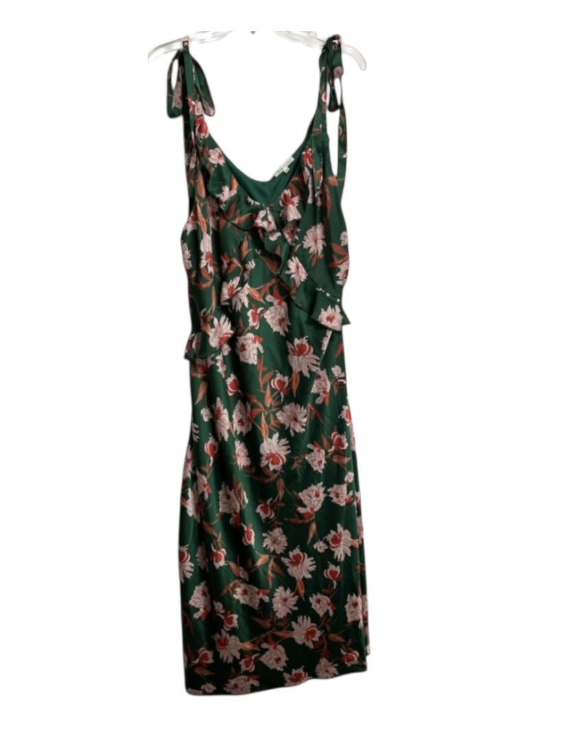Baevely Green Floral Dress (2x)