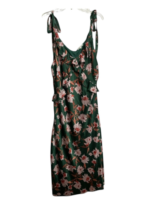 Baevely Green Floral Dress (2x)