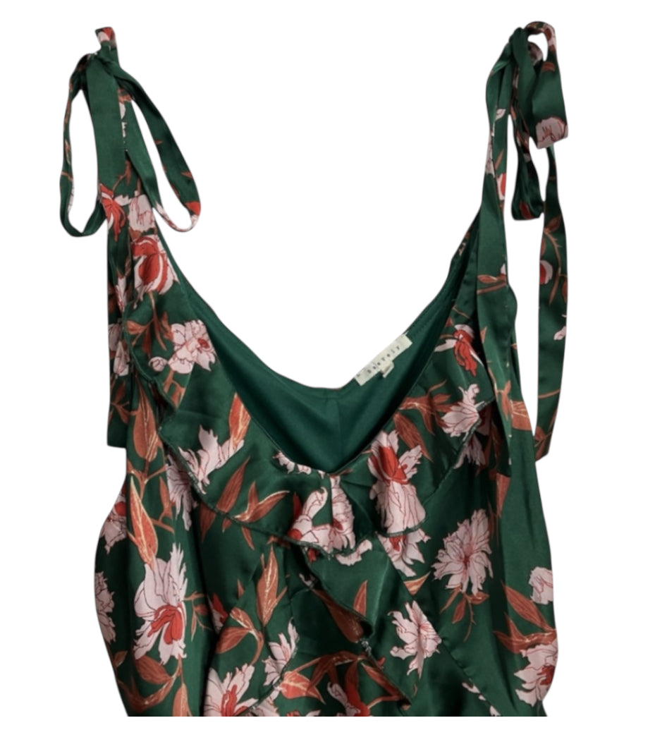 Baevely Green Floral Dress (2x)