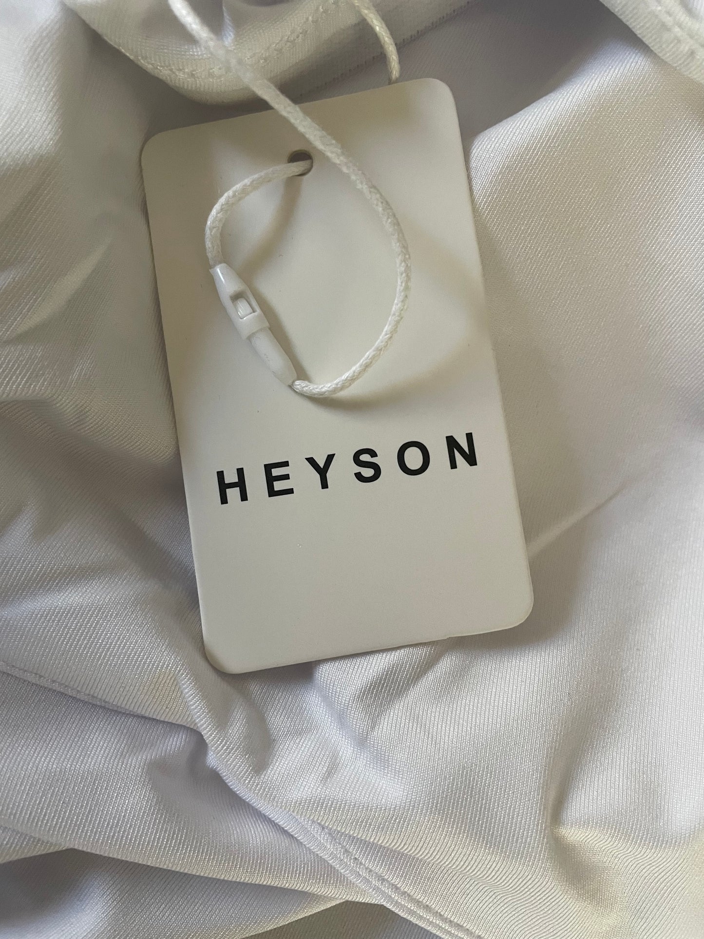Heyson White Sleeveless Bodysuit