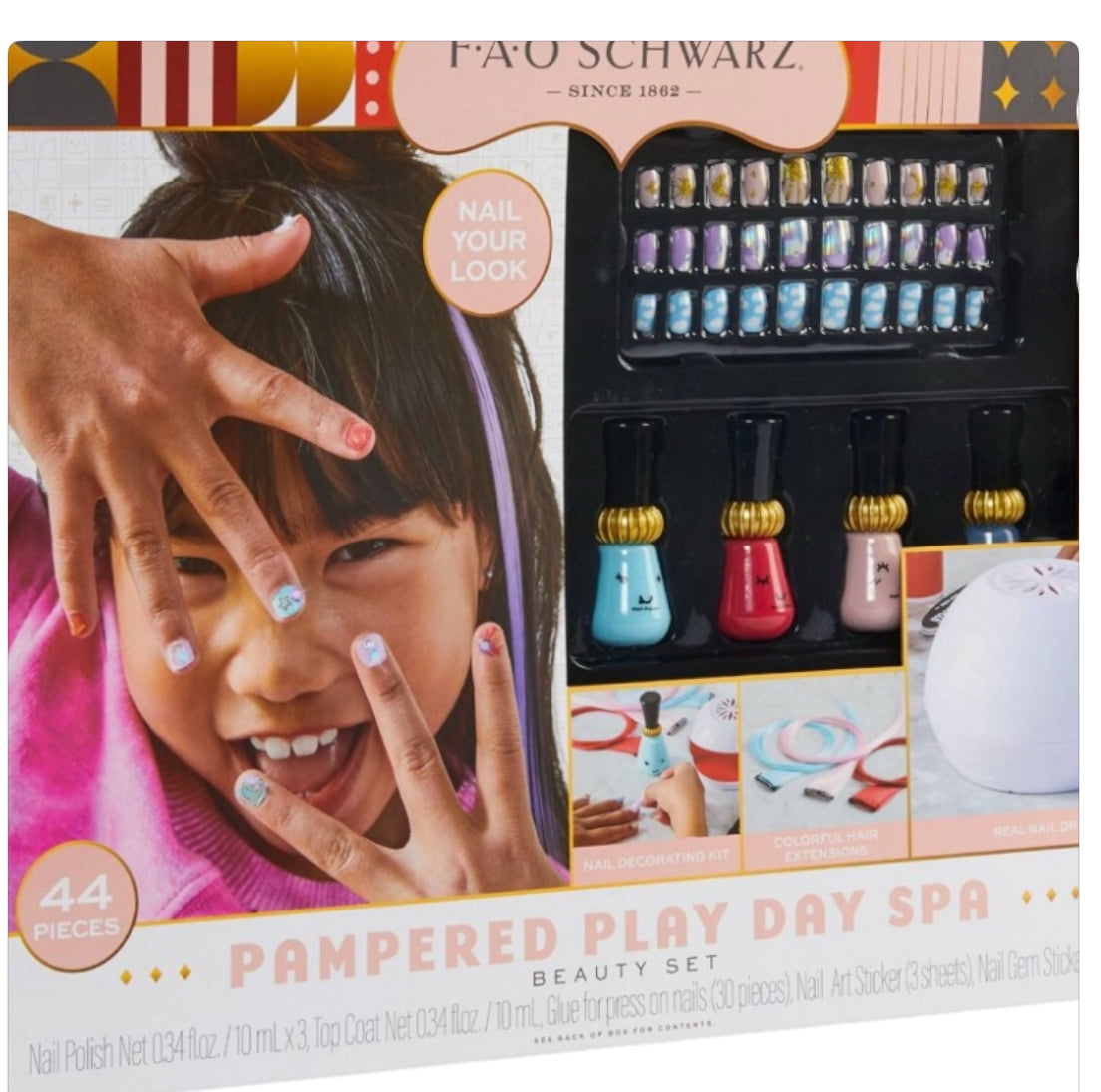 FAO Schwarz Pampered Play Day Spa Beauty Set