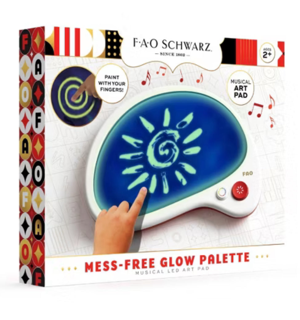 FAO Schwarz Mess-Free Glow Palette Musical LED Art Pad