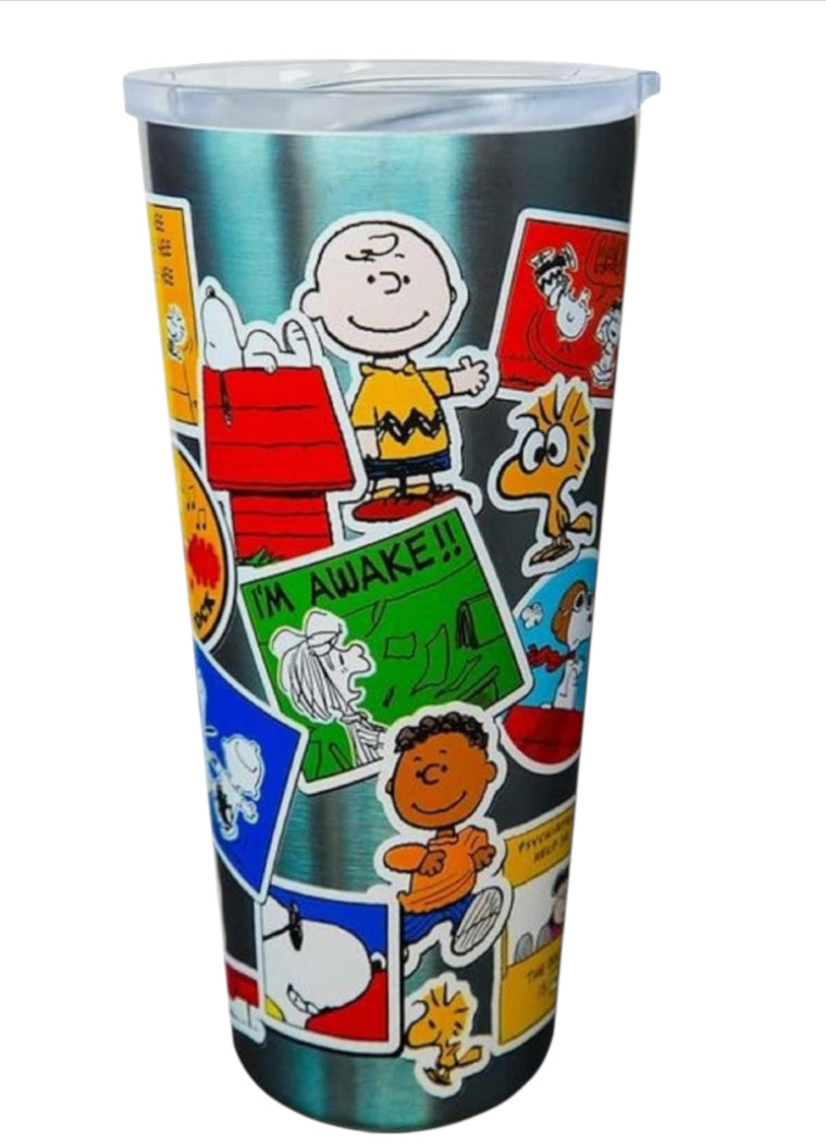 Peanuts Sticker Art Travel Stainless Cup&nbsp;