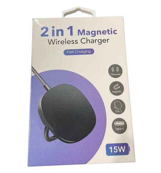 2 in 1 Magnetic Wireless Charger