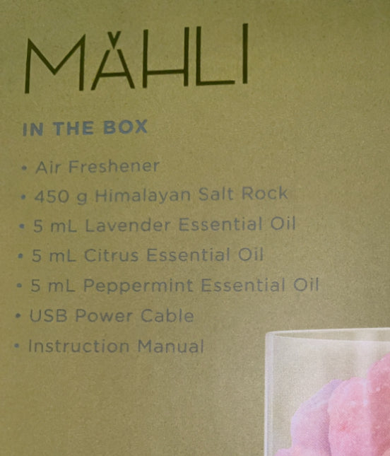 Mahli Serenity Himalayan Salt Lamp & Air Freshener