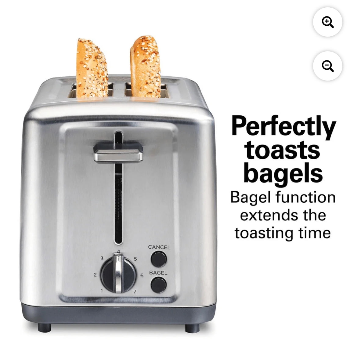 Hamilton-beach 22714 Brushed Stainless Steel 2 Slice Toaster