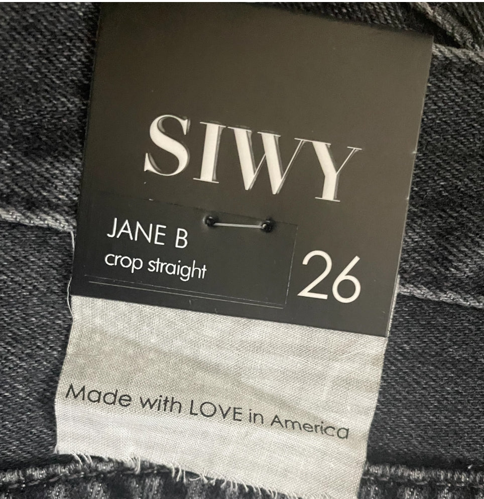 SIWY black distressed jeans (26)