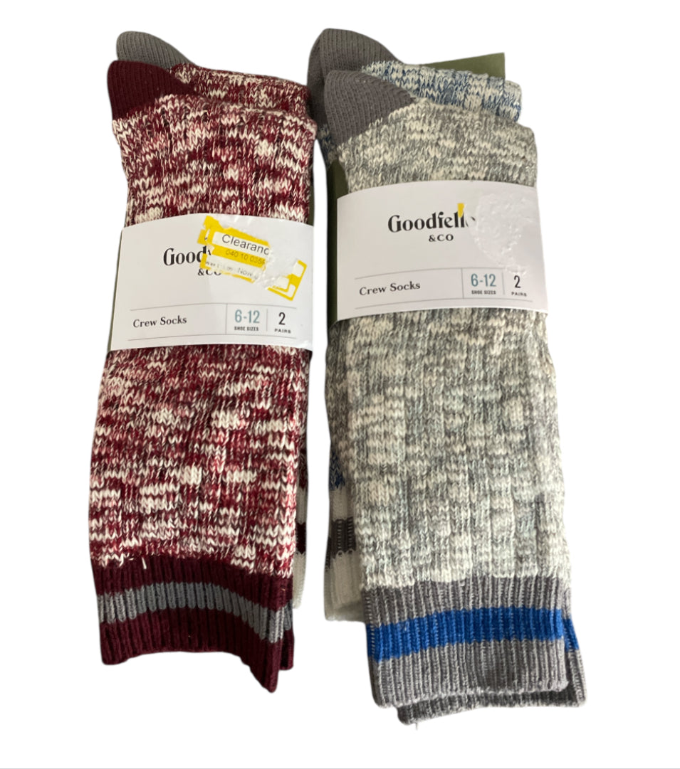 Goodfellow & Co Multi Colored Crew Socks