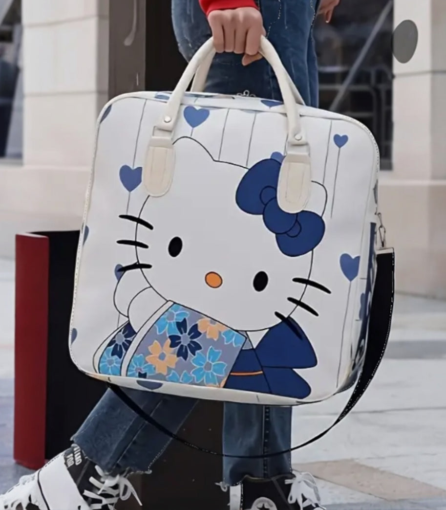 Sanrio Hello Kitty Blue Travel Bag