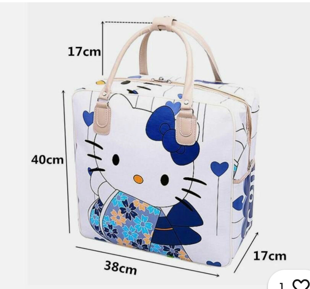 Sanrio Hello Kitty Blue Travel Bag