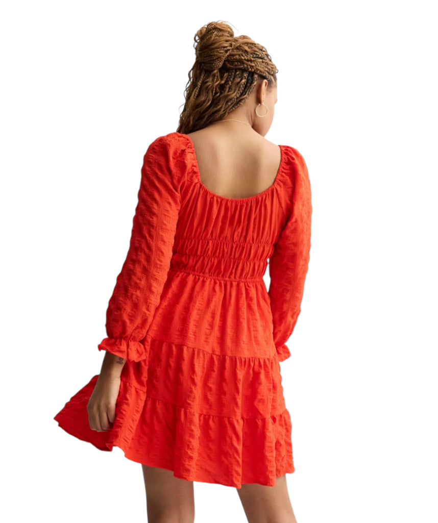 Liberty Love Olive Green Peasant Dress (X-Large)